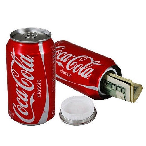 coke stash can diversion safe (with liquid)