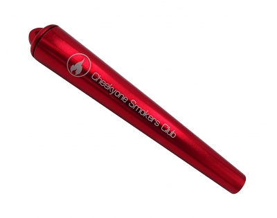 metal smell proof king size cigarette holder cheekyone red