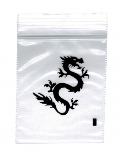 500 x 40mm x 40mm dragon grip lock gummy sealy bags 