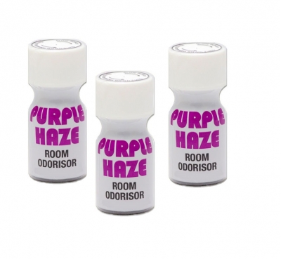 3 x purple haze  amyl nitrite poppers room odorisor aroma 10ml