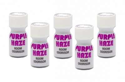 5 x purple haze  amyl nitrite poppers room odorisor aroma 10ml