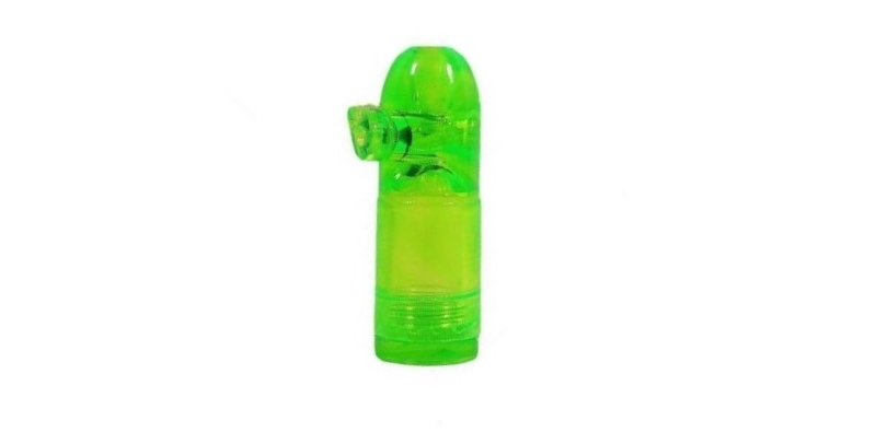 bottom loading snuff bullet snorter green