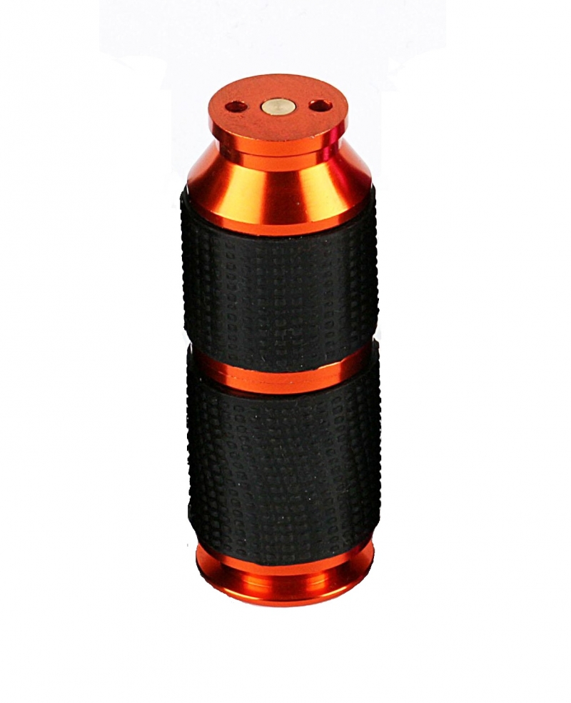 nos cracker best aluminium rubber grip dispenser burned orange