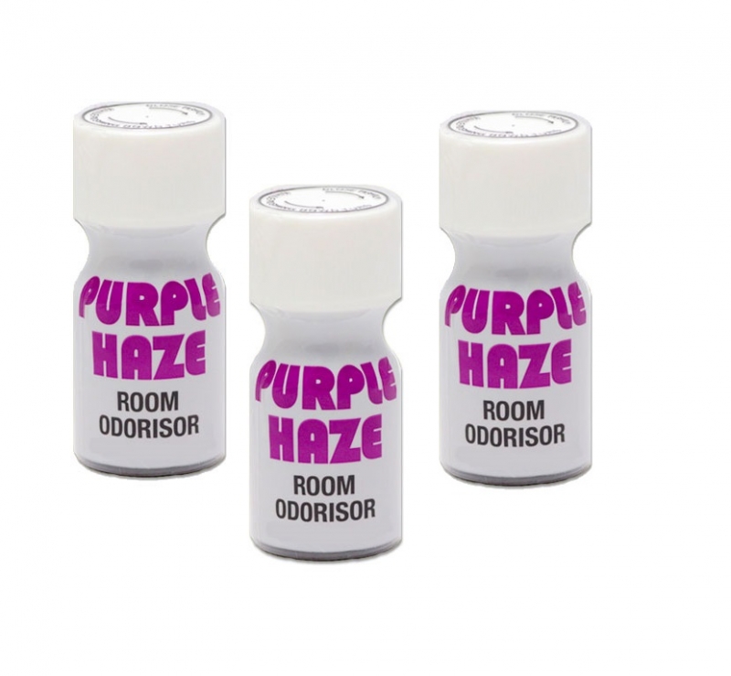 3 x purple haze  amyl nitrite poppers room odorisor aroma 10ml