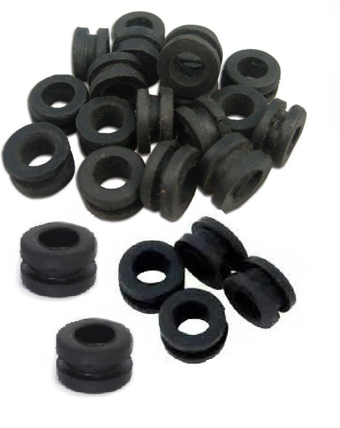 1 x bong grommet, black rubber