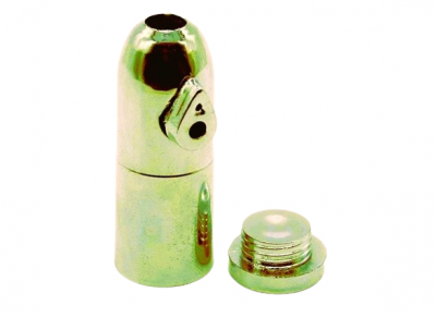 bottom loading snuff bullet snorter gold (for snuff)